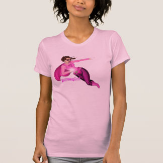 Camiseta Gráfico rosado del chica