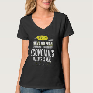 Camiseta Gráfico superhéroe de profesor de economía - no ti