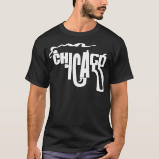 Camiseta Gráfico tipo pistola fumadora CHICAGO 90s
