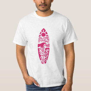 Camiseta Gráfico Tribal de Playa para Tabla de Surf
