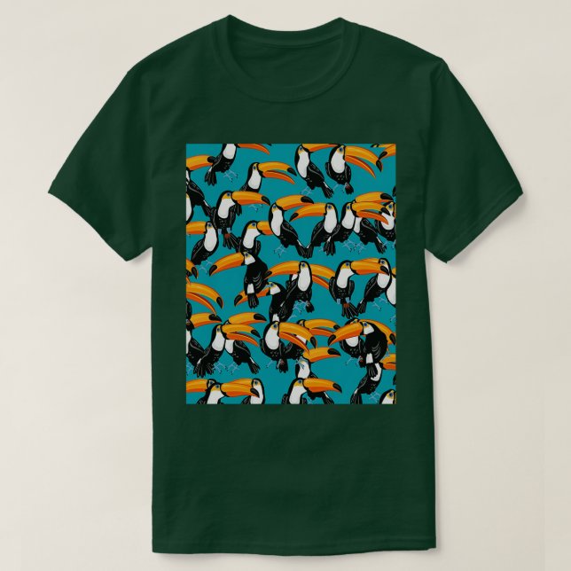 Camiseta gráfico tropical (Diseño del anverso)