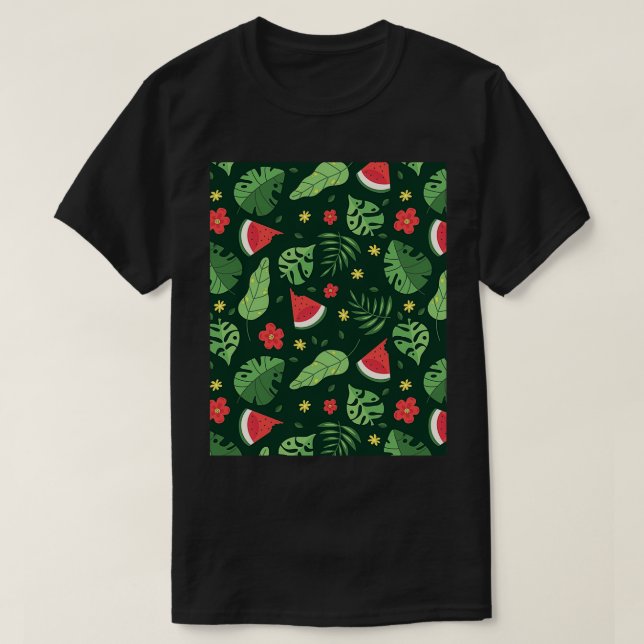 Camiseta Gráfico tropical de verano TShirt (Diseño del anverso)