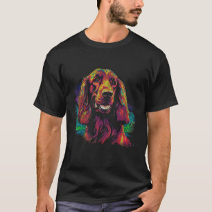 Camiseta Gráfico Vintage de Golden Retriever para Amantes d