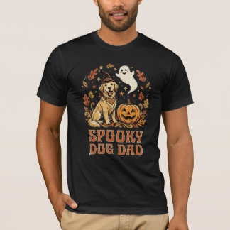 Camiseta Gráfico vintage de Halloween de Papá Perro