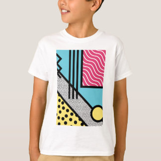 Camiseta Gráficos abstractos del estilo del arte pop de 80s