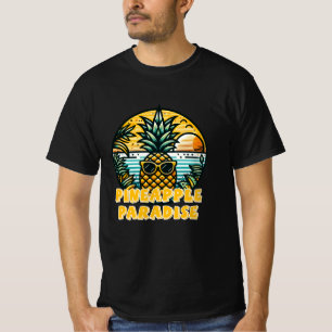 Camiseta Gráficos adorables de piña para Entusias Tropicale