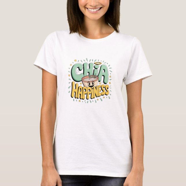 Camiseta Gráficos Adorables de pudding de Chia para fans sa (Anverso)