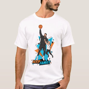 Camiseta Gráficos de baloncesto con efecto de goteo neón