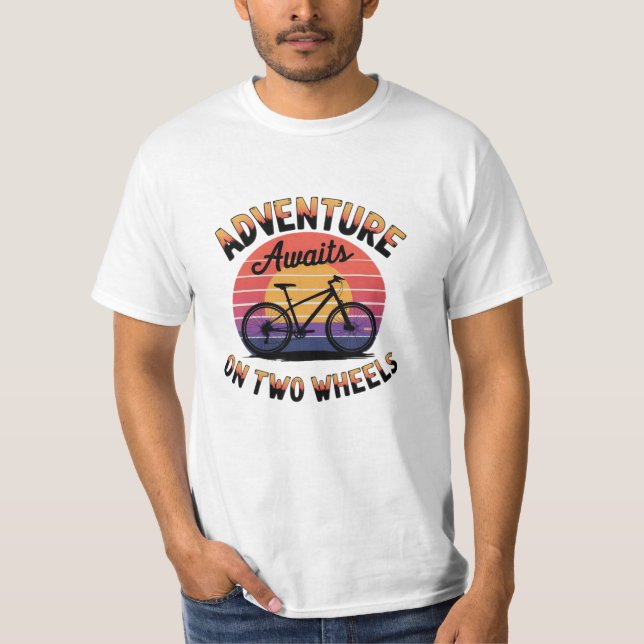 Camiseta Gráficos de bicicleta divertidos y elegantes que t (Anverso)
