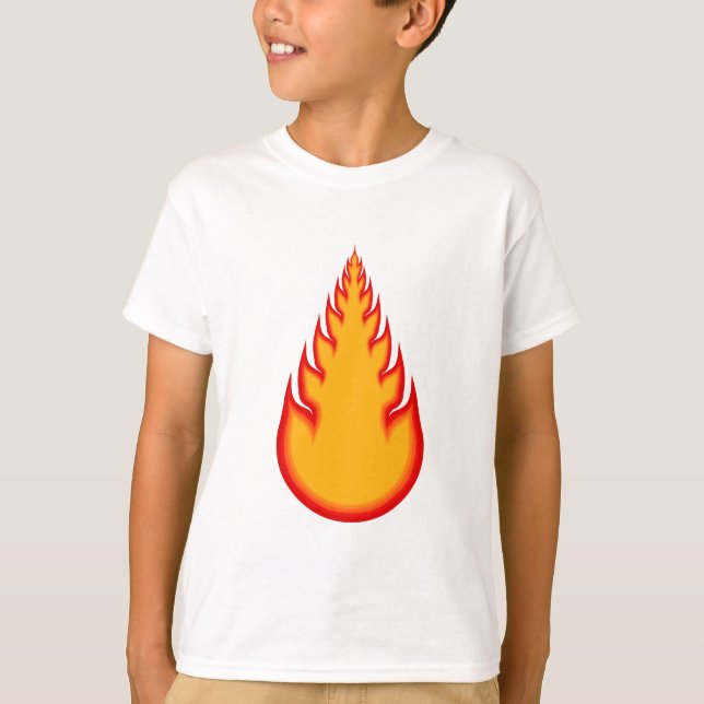 Camiseta Gráficos de bola de fuego: Pelota de fuego: Flores (Anverso)