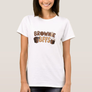 Camiseta Gráficos de Brownie Adorables para fans del chocol
