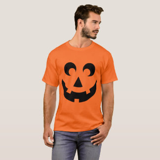 Camiseta Gráficos de Cara de Calabaza de Halloween Tornillo