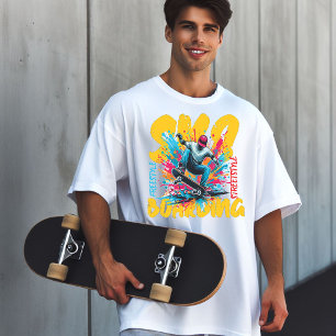 Camiseta Gráficos de estilos sin patineta
