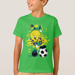 Camiseta Gráficos de fútbol del equipo de Brasil TWEETY™