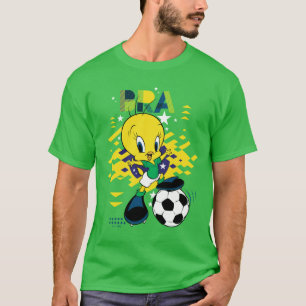 Camiseta Gráficos de fútbol del equipo de Brasil TWEETY™