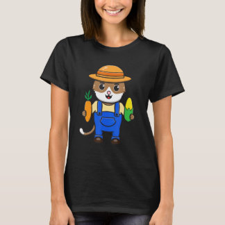 Camiseta Gráficos de gato Agricultura Agricultor Agricultor