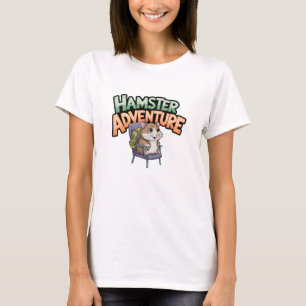 Camiseta Gráficos de Hamster Adorable para fans Mascotas