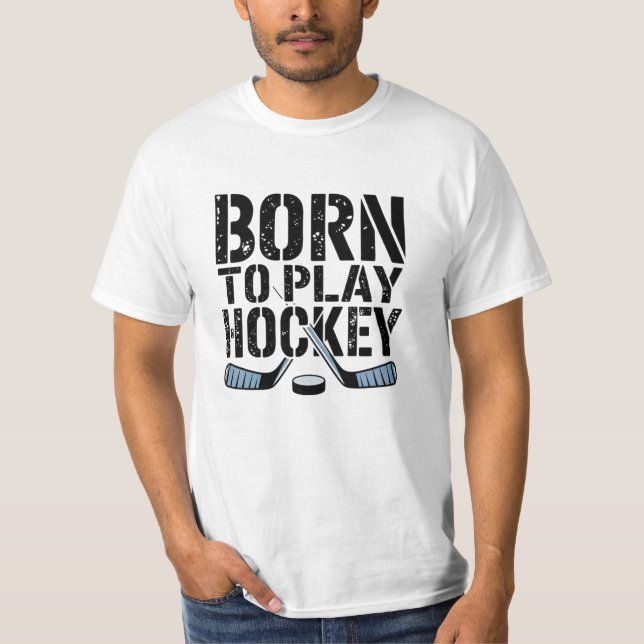 Camiseta Gráficos de hockey sobre hielo audaces y divertido (Anverso)