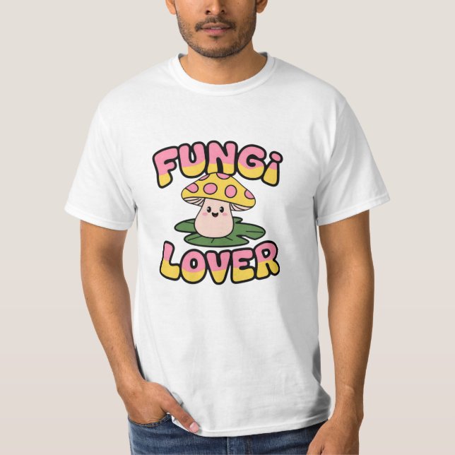 Camiseta Gráficos de hongos bonitos y caprichosos (Anverso)