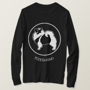 Camiseta Gráficos de Keeshond - Arte de perro original lind