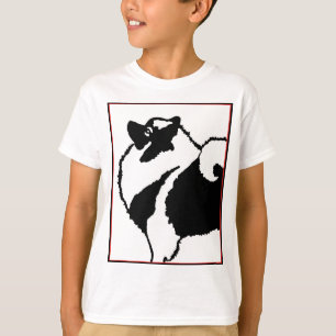 Camiseta Gráficos de Keeshond - Arte de perro original lind