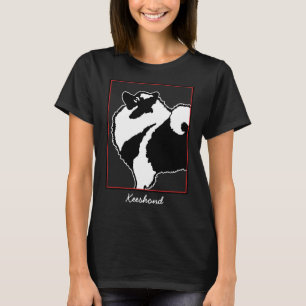 Camiseta Gráficos de Keeshond - Arte de perro original lind