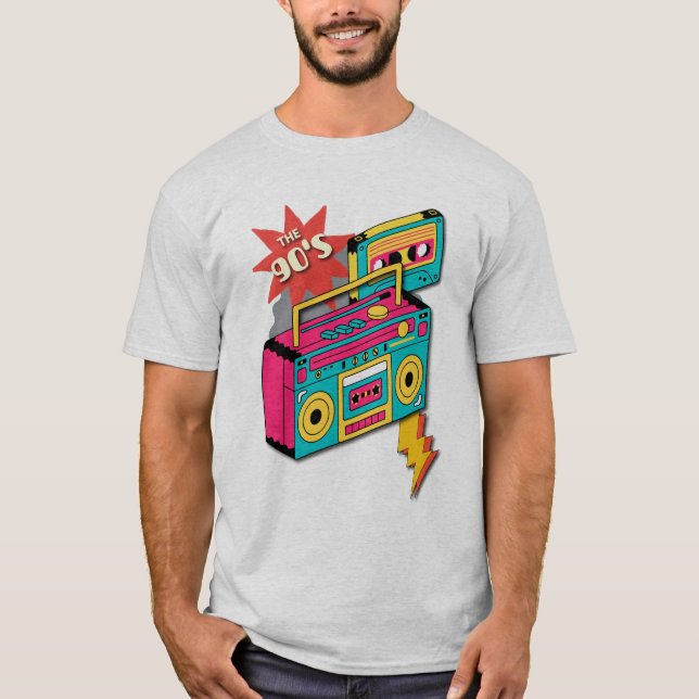 Camiseta gráficos de los 90 (Anverso)