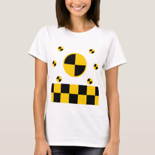 Camiseta Gráficos de marcadores de prueba de choque
