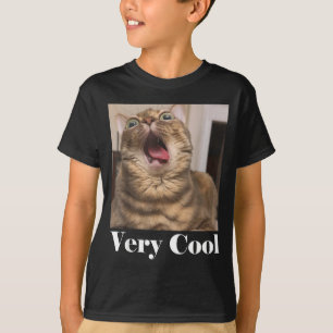Camiseta Gráficos de Meme de Gatos Humor de Gato Tonto Gato