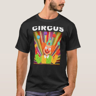 Camiseta Gráficos De Payaso Circus Para Fiesta De Circo