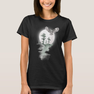 Camiseta Gráficos de TWEAR TEE's Night Owl HunterForest Lun