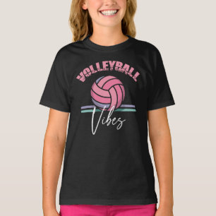 Camiseta Gráficos de Vibraciones de Voleibol
