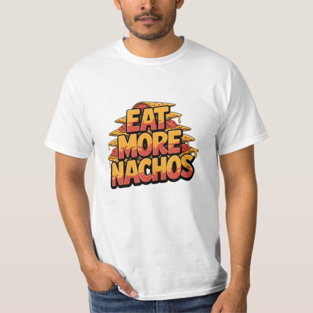 Camiseta Gráficos divertidos y audaces Nacho Lover (Anverso)