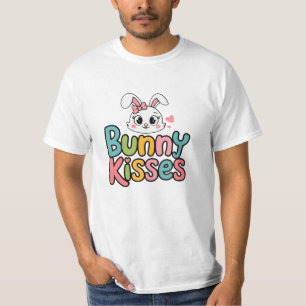 Camiseta Gráficos divertidos y caprichosos de conejo