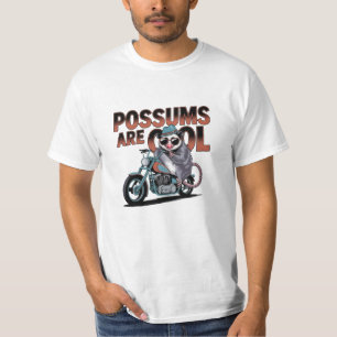 Camiseta Gráficos divertidos y cortos de Possum Lover