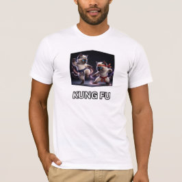 Camiseta Gráficos Épicos de Kung Fu de Gatitos Siameses de