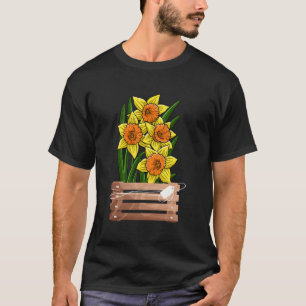 Camiseta Gráficos Florales Amarillos Flowers