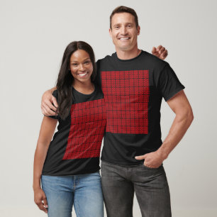 Camiseta Gráficos florales rojos y rosas con geranios i