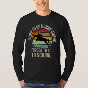 Camiseta Gráficos geniales de equitación para la equitación