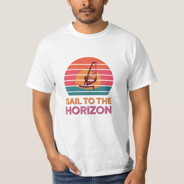 Camiseta Gráficos inspirados en el windsurf (Anverso)