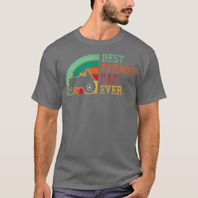 Camiseta Gráficos retro de granjas de cosecha de animales d (Anverso)