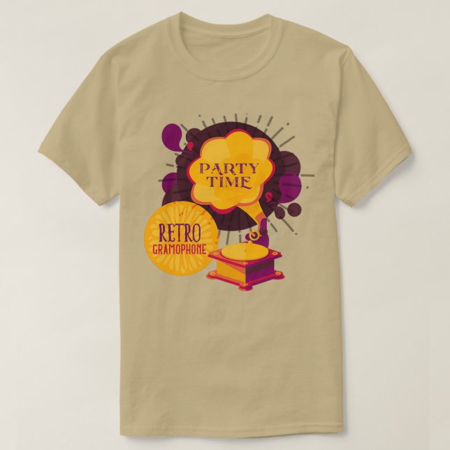 Camiseta Gráficos retro Trimezcla (Diseño del anverso)