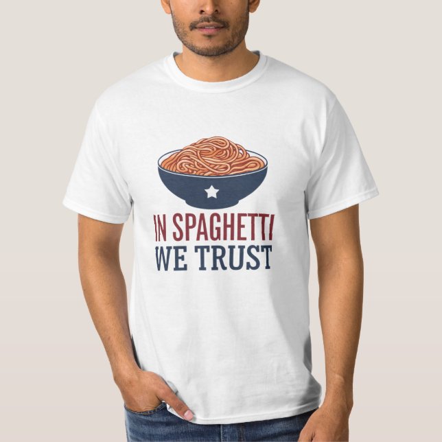 Camiseta Gráficos únicos para fans de Spaghetti (Anverso)