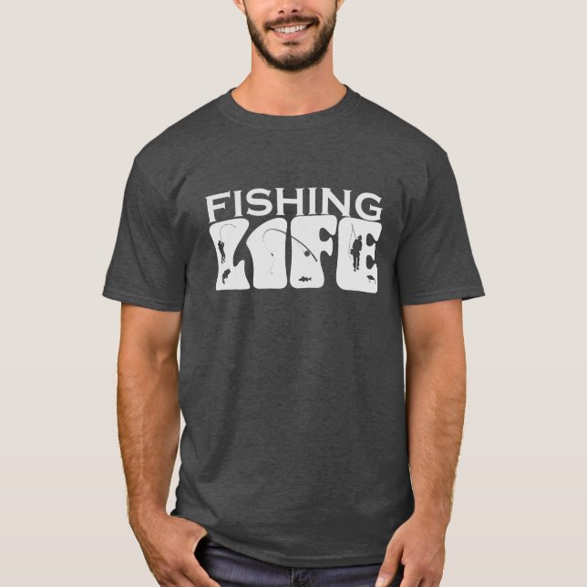 Camiseta Gráficos vectoriales escalables de la vida de pesc (Anverso)