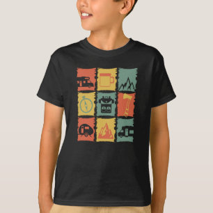Camiseta Grafik de cosas para acampar para un camper