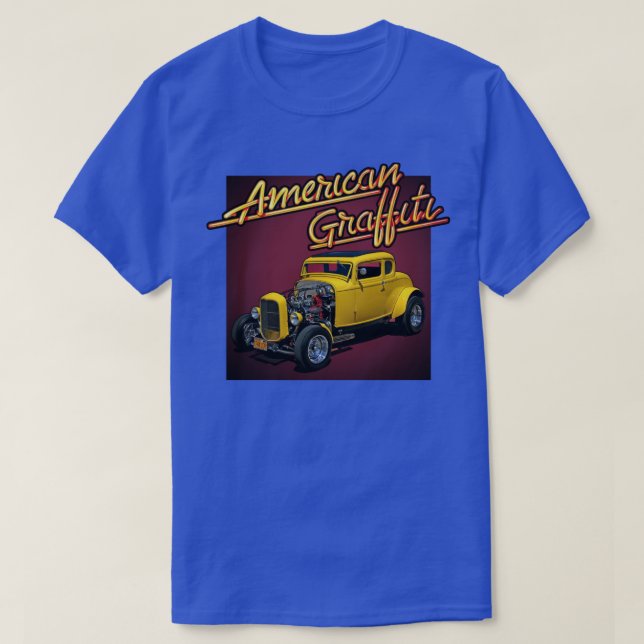 Camiseta Grafiti americano películas clásicas de los años 7 (Diseño del anverso)