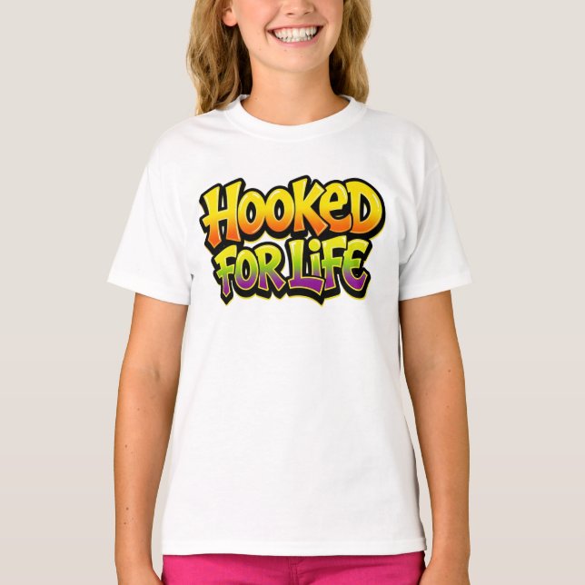 Camiseta Grafiti Arcoíris Atrapado De Por Vida (Anverso)