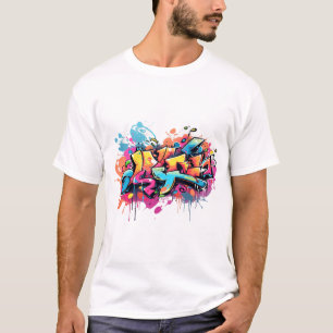 Camiseta Grafiti callejero masculino