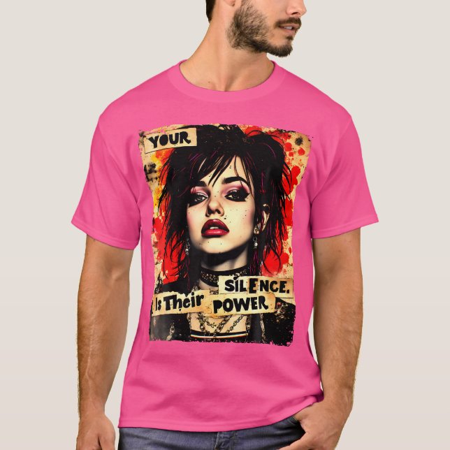 Camiseta Grafiti Chica punk Graffiti 90 Grunge Urban Art Mo (Anverso)