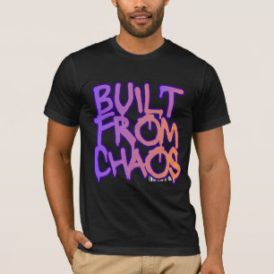 Camiseta Grafiti Construido Desde el Caos 